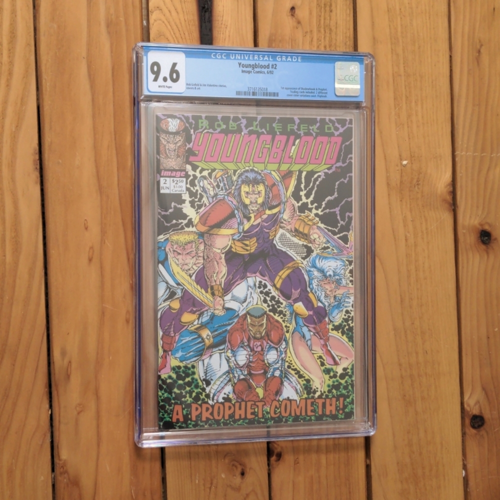 Image comics Youngblood #2 first appearance of prophet CGC 9.6